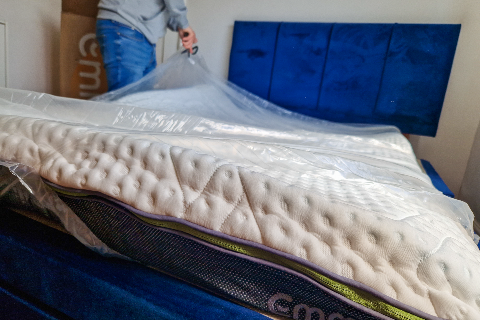 unwrapping the emma mattress